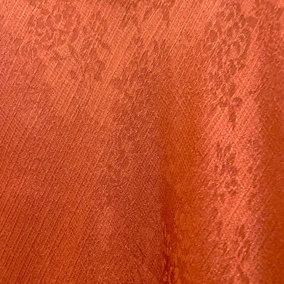 Altar’d State satin jacquard orange maxi dress medium - Picture 4 of 6